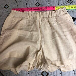 women's linen shorts